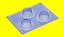 Forma Silicone Porto Piscininha Especial 3 Partes P88 - Imagem 2
