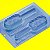 Forma Popsiche Geometric Paleta Silicone Porto Especial 3 Partes P1204 - Imagem 2