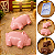 Forma Porquinho Cofrinho Silicone Porto Especial 3 Partes P07 - Imagem 1