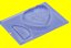Forma Coração Flores 2 Recheios Silicone Porto Especial 3 Partes P1100 - Imagem 2