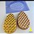 Forma Silicone Porto Ovo Achatado Tipo Metelasse Especial Silicone 3 Partes P1055 - Imagem 1
