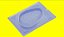 Forma Silicone Porto Ovo Achatado Tipo Metelasse Especial Silicone 3 Partes P1055 - Imagem 3