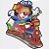 Painel Decorativo  Palhaço 49X65 Cm   60.12 Ref 7251 (Nc Toys Painel) - Imagem 1