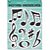 Painel Decorativo  Notas Musicais Tiffany    C/08 Pçs  18.1  (Nc Toys Painel) - Imagem 1