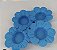 50 Forminhas Para Festa Flor Margarida Azul Médio - Imagem 1