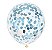 Confete  Para Balão Metalizado Azul  Claro 10 Gramas Bublle  10 Mm  (Ex) - Imagem 1