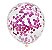 Confete  Para Balão Metalizado Pink 10 Gramas Bublle  10 Mm  (Ex) - Imagem 1
