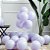 50 Balão LILÁS CANDY Liso Redondo Nº9 (IBB) - Imagem 1