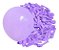 50 Balão Lilás Candy Colors Redondo N°5  Pic Pic - Imagem 1