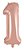 Balão Número 1 Gigante 80 cm Rose Gold Laminado (RT) - Imagem 1