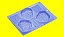 Forma Silicone Porto Sagrada Família Natal Especial 3 Partes P1002 - Imagem 2