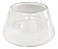 50 Tampa P/ Copo De 250Ml S/ Furo Abaulada Pet G677 Galvanotek - Imagem 1