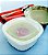 10 Pote Multiuso Freezer&Microondas 500Ml Branco Pp G309 Galvanotek - Imagem 1