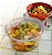 10 Pote Redondo Diamante 750Ml Cristal Pet G775 Galvanotek - Imagem 1