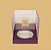 10 Caixas Para Panetone com Tampa Acetato 17x17x20 Linha Violeta Natal (liquidação) ok - Imagem 1