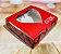 10 Caixa Gaveta C/ Visor Coração 9 Doces 12x12x4  Amor  ID1686  (Namorados Ideia 2023) - Imagem 1