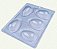 Forma Silicone Bwb 3 Partes Páscoa OVO LISO 50g 10467 (Bwb Especial) ANTIGA 846 - Imagem 3