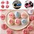 Kit Carimbos Dia dos Pais Masculino 2 - 2 cm Cor Rosa (Blue Star) - Imagem 1