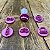 Kit Carimbos Dia dos Pais Masculino 2 - 2 cm Cor Rosa (Blue Star) - Imagem 1