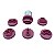 Kit Carimbos Dia dos Pais Masculino 2 - 2 cm Cor Rosa (Blue Star) - Imagem 2