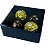 10 Caixa P/4 Doces Preto com Visor PVC N4 ASSK  8,5x8,5x4 - Imagem 4