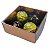 10 Caixa P/4 Doces Rose Textura com Visor PVC N4 ASSK  8,5x8,5x4 - Imagem 3