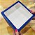 10 Caixa AZUL Textura com Visor S22 20x20x6 cm  ASSK - Imagem 1