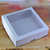 10 Caixa Branca Textura com Visor S21 15x15x4cm  ASSK - Imagem 4