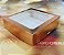 10 ￼Caixa ROSE Textura com Visor S21 15x15x4cm  ASSK - Imagem 1