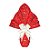 25 Sacos Express P/OVO DE PÁSCOA  ARTESANAL VERMELHO  Ovo Páscoa 250g a 350g - 35X35 cm  Luckyfest - Imagem 2