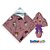 25 Sacos Express VIVA PÁSCOA  ROSE GOLD  PARA Ovo Páscoa 150g a 250g - 30X30 cm  Luckyfest - Imagem 1