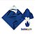 25 Sacos Para Embalar Ovo Páscoa  Express AZUL 150g a 250g - 30x30 cm  Luckyfest - Imagem 2