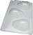 Forma Bwb Sp 49 Ovo De Páscoa Liso 250 G Silicone 3 Partes Profissional Cod-3617  (Sp Especial) - Imagem 2