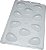 Forma Bwb Sp Ovo Liso 50 G Silicone 3 Partes  Profissional Cod-3614  (Sp Especial) - Imagem 2