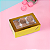 10 Caixa P/6 Doces OURO Textura com Visor PVC - Imagem 3