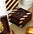 10 Caixas P/ 4 Doces  de Páscoa Com Visor CHOCOLATE 3722 ( PASCOA JANGO 2024 ) - Imagem 1