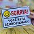 ETIQUETA ADESIVO SORRIA VOCÊ ESTÁ SENDO FILMADO 18x12cm ( ADESIVA ) - Imagem 1