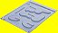 Forma Simples COELHO 3D P151 PORTO - Imagem 2
