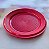 10 Pratinhos Para Bolo  15 Cm - Redondo Biodegradável - Vermelho  (Triktrik) - Imagem 1