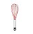 Batedor De Ovos Fouet  inox  25 cm vermelho  (Prime Chef) - Imagem 1