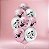 25 BALAO LATEX REDONDO 9 pol. MINNIE MOUSE ROSA Regina - Imagem 7