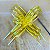 100 LAÇOS FACIL P/ PRESENTE ORGANZA HOLOGRÁFICO AMARELO 1,8 CM x 39 CM  (Ex) - Imagem 2