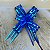100 LAÇOS FACIL P/ PRESENTE ORGANZA HOLOGRÁFICO AZUL ESCURO 1,8 CM x 39 CM (Ex) - Imagem 2