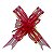 100 LAÇOS FACIL P/ PRESENTE ORGANZA HOLOGRÁFICO VERMELHO 1,8 CM x 39 CM (Ex) - Imagem 1