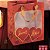 5 SACOLA DE PRESENTE 26X22X14 -SWEET LOVE - 4940 - Imagem 2