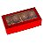 10 CAIXA LAMINADA C/ VISOR (08 DOCES)  4x16x8 cm VERMELHO 4680 (IDEIA) LAMINADAS - Imagem 6