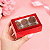 10 CAIXA LAMINADA C/ VISOR (06 DOCES) 4x12x8 cm VERMELHO 4679 (IDEIA) LAMINADAS - Imagem 7