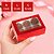10 CAIXA LAMINADA C/ VISOR (06 DOCES) 4x12x8 cm VERMELHO 4679 (IDEIA) LAMINADAS - Imagem 3