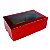 10 CAIXA LAMINADA C/ VISOR (06 DOCES) 4x12x8 cm VERMELHO 4679 - Imagem 2