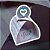 10 CAIXA VALISE CORACAO - WITH LOVE - 6x8x8 cm 4922 - Imagem 3